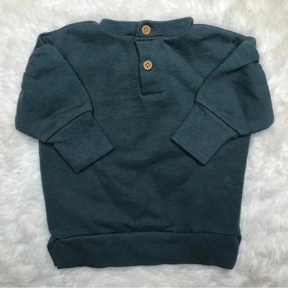 PL Baby Who Runs The World Girls Sweatshirt Grey/White/Pink Size 3  Months - Picture 13 of 16